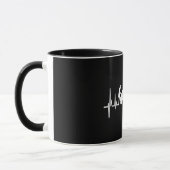 Mon Coeur bat Pour La Mug De Baseball (Gauche)