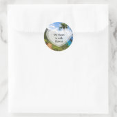 Mon coeur est avec Hawaii Stickers (Sac)