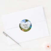 Mon coeur est avec Hawaii Stickers (Enveloppe)