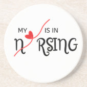 Mon Coeur Est Dans Le Dessous de verre De Boisson  (Devant)