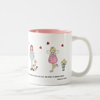 Mon coeur est toujours là tasse d'anges