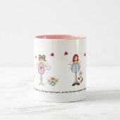 Mon coeur est toujours là tasse d'anges (Centre)