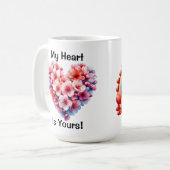 Mon coeur est votre Mug (Devant gauche)