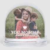 MON COEUR VOUS AIME LA Fête des Mères Photo (Arrière)