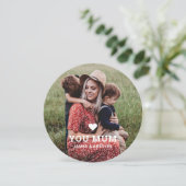 MON COEUR VOUS AIME MUM MÈRE Fête des Mères Carte  (Debout devant)