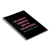 MON COLLABORATEUR PRÉFÉRÉ M'A DONNÉ CE CAHIER (Côté Droit)