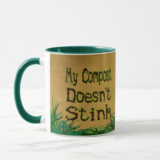 Mon Compost ne pue pas Funny Gardener Mug (Gauche)