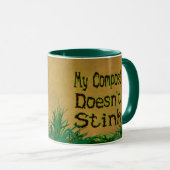 Mon Compost ne pue pas Funny Gardener Mug (Devant droit)