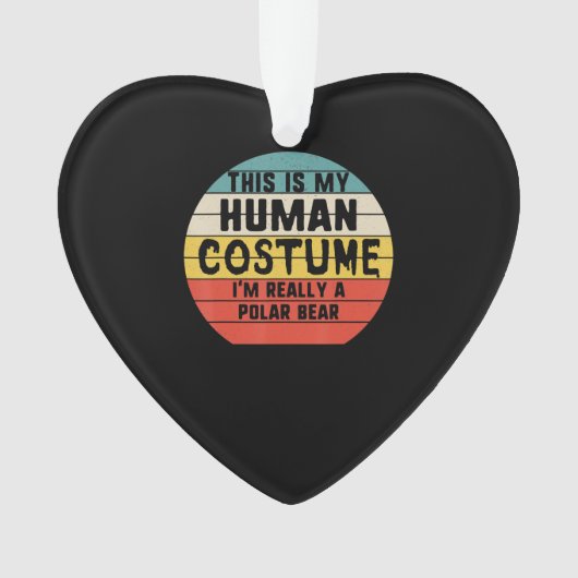 Mon Costume Humain Je Suis Vraiment Un Ours Polair (devant)