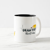 Mon crayon super-héros Mug de puissance (Devant droit)