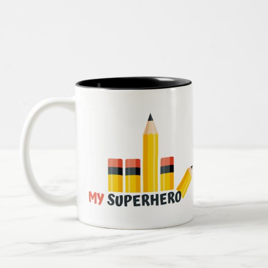 Mon crayon super-héros Mug de puissance (Gauche)