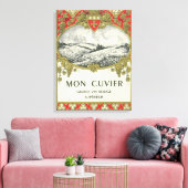 Mon Cuvier Wine LabelEurope Canvas Afdruk (Insitu (Woonkamer))
