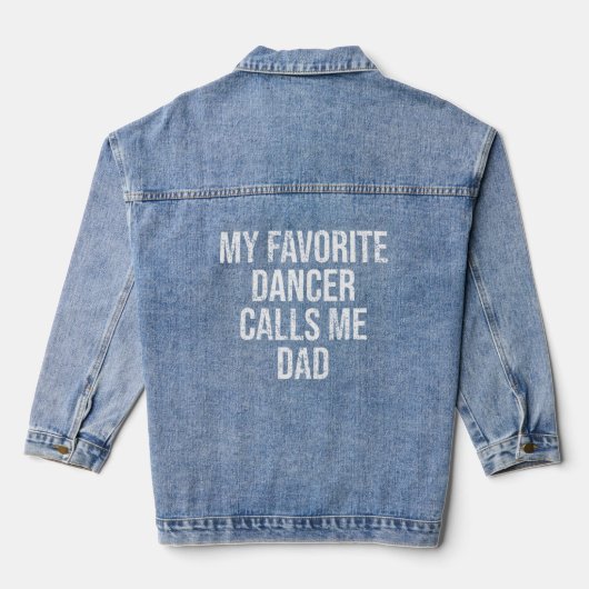 Mon Danseuse Favorite M'Appelle Papa Drôle Fête de (Verso)