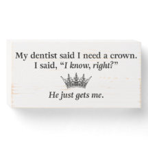 Mon dentiste dit que j'ai besoin d'un panneau en b