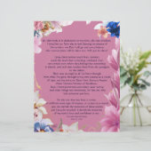 Mon dévouement maman papier personnalisé (Debout devant)