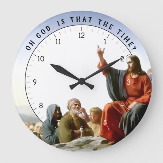 Mon Dieu, c'est le Temps ? Horloge de Jésus-Christ (Recto)
