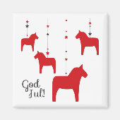 Mon Dieu ! Magnet Dala Horse (Devant)