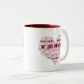 Mon Dieu m'AIME - 11 oz Mug (Devant droit)