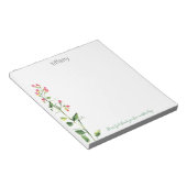 Mon Dieu, merci le Bloc-notes floral (Incliné)