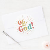 Mon Dieu Sticker (Enveloppe)