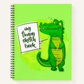mon drôle de carnet de crocodiles dessin animé (Devant)