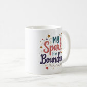 Mon Éclat a des Limites Mug Respect de Soi (Devant droit)