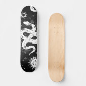 Mon en sterren van de zeeschildpad skateboard (Voorkant)