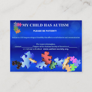 MON ENFANT A la carte d'AUTISMBusiness