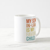Mon Enfant Préféré Est Mon Fils En Droit Mug (Devant droit)