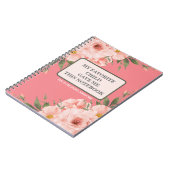 MON ENFANT PRÉFÉRÉ M'A DONNÉ CE CAHIER (Côté gauche)