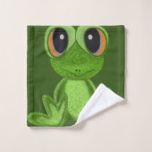 Mon ensemble de serviettes de bain ami grenouille  (Gant de toilette)