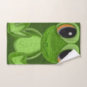 Mon ensemble de serviettes de bain ami grenouille  (Serviette à main)