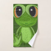 Mon ensemble de serviettes de bain pour ami grenou (Serviette à main)