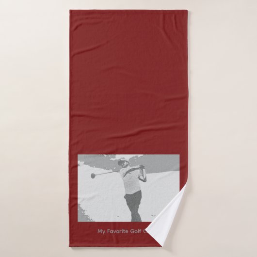 Mon entraîneur de golf préféré (Serviette de bain)