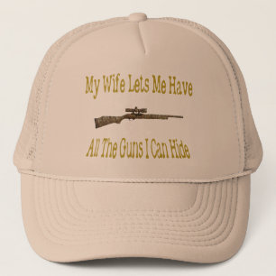 Mon épouse me laisse avoir le casquette d'armes