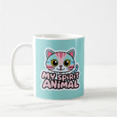 Mon Esprit Animal Chat Mug (Gauche)