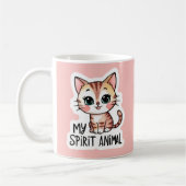 Mon Esprit Animal Chat Mug (Gauche)