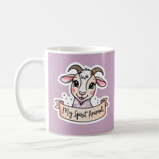 Mon Esprit Animal Chèvre Mug (Gauche)