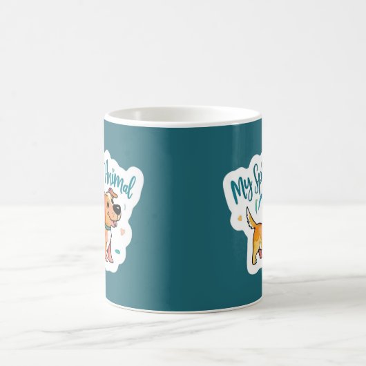 Mon Esprit Animal Chien Mug (Centre)
