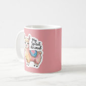 Mon Esprit Animal Llama Mug (Devant gauche)