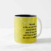 Mon esprit café Mug (Devant droit)