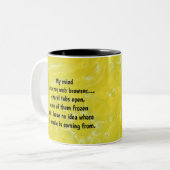 Mon esprit café Mug (Devant gauche)