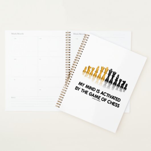 Mon Esprit Est Activé Par Le Jeu D'Échecs (Devant avec enveloppe)