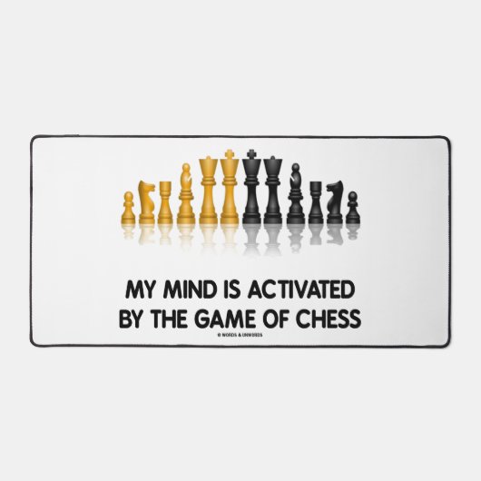 Mon Esprit Est Activé Par Le Jeu D'Échecs (Recto)