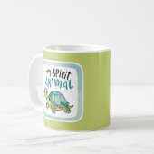 Mon esprit Mug de tortue animale (Devant gauche)