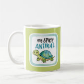 Mon esprit Mug de tortue animale (Gauche)