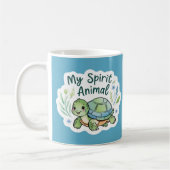 Mon esprit Mug de tortue animale (Gauche)