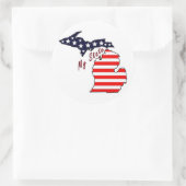 Mon état : Autocollant du Michigan (Sac)