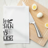 Mon Évier Mes Règles Torchons de Cuisine Conservat (Quart Plié)