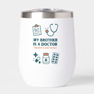 Mon frère est un docteur amusant et fier de concep
